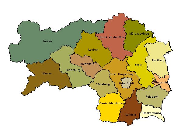 Bezirks bersicht GISSteiermark Bezirks bersicht GISSteiermark