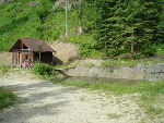 Fischteich samt Hütte